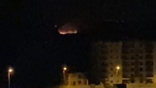 DEĞİRMENKÖY’DEKİ ANIZ YANGINI PANİK YARATTI