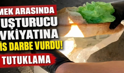 EKMEK ARASINDA UYUŞTURUCU SEVKİYATINA POLİS DARBE VURDU: 23 TUTUKLAMA