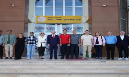 Ahmet Çetin’den Fen Lisesi öğrencilerine başarı mesajı