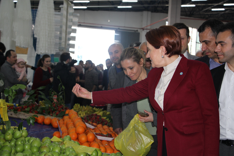 MERAL AKŞENER ÇERKEZKÖY'DE