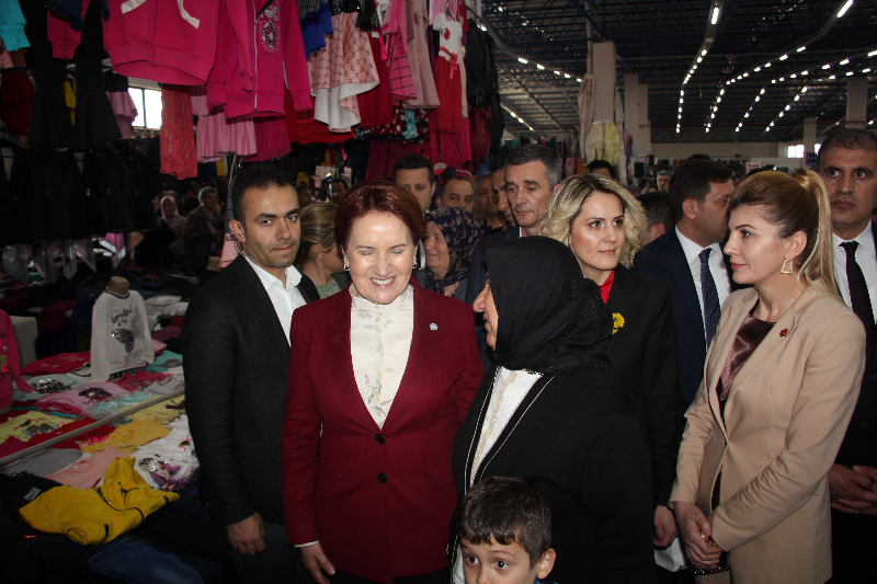 MERAL AKŞENER ÇERKEZKÖY'DE