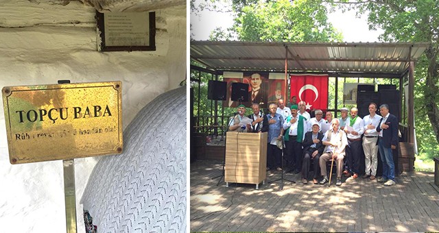 TOPÇU BABA TÜRBESİ’Nİ GEZDİLER