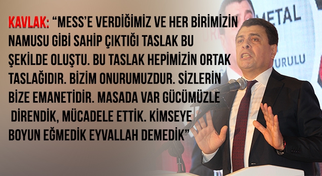 KAVLAK: “FİTİLİ 3 OCAK’TA ATEŞLEYECEĞİZ”