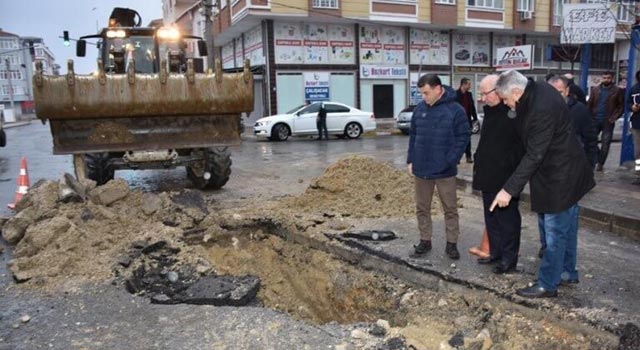 BAŞKAN KADİR ALBAYRAK VE MUSTAFA ÇETİN İNCELEMELERDE BULUNDU