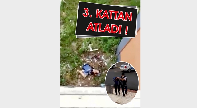 POLİSTEN KAÇARKEN, 3. KATTAN ATLAYIP BELİNİ KIRDI