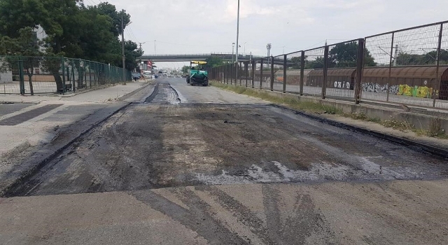 BÜYÜKŞEHİR, ÇERKEZKÖY’DE YOL ÇALIŞMASINA BAŞLADI