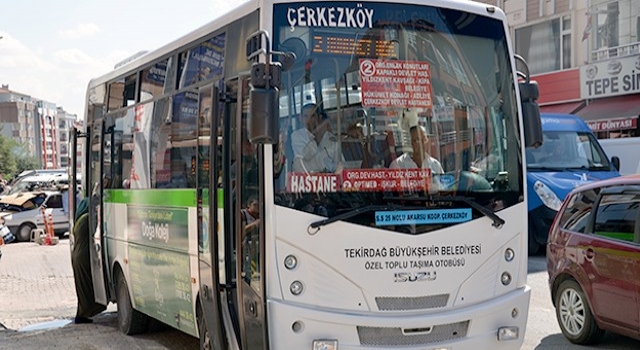 ÇERKEZKÖY’DE ULAŞIMA ZAM