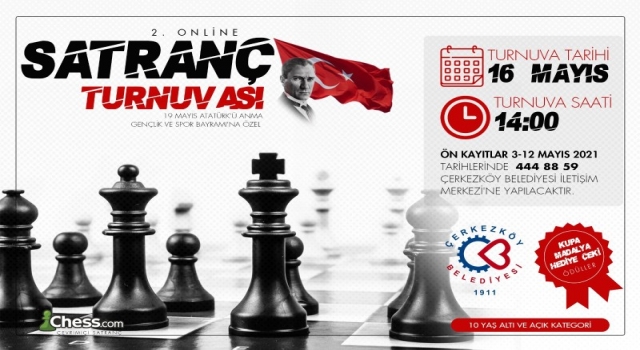 2. ONLİNE SATRANÇ TURNUVASI KAYITLARI BAŞLADI