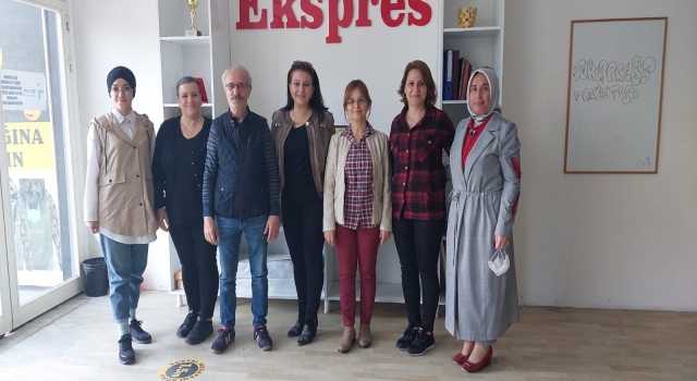 CHP ÇERKEZKÖY KADIN KOLLARINDAN GAZETEMİZE ZİYARET