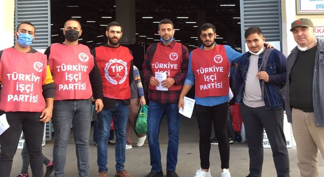 TÜRKİYE İŞÇİ PARTİSİ SAHALARA İNDİ