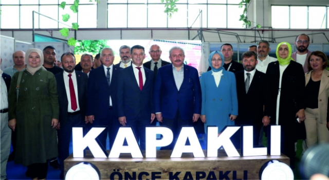 TBMM BAŞKANI KAPAKLI STANDINI ZİYARET ETTİ