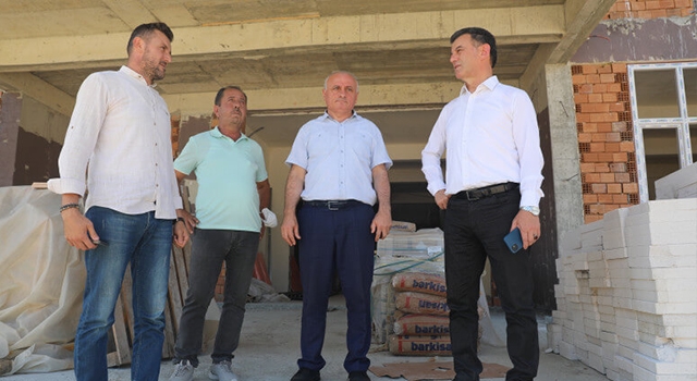 BAŞKAN ÇETİN, ÇALIŞMALARI İNCELEDİ