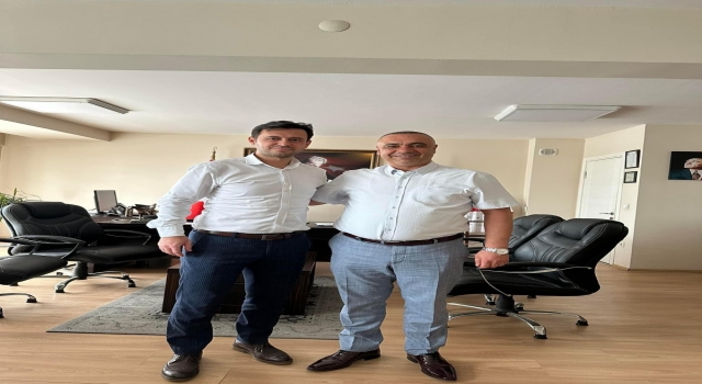 KOÇAK'TAN ÇERKEZKÖY İLÇE EMNİYET MÜDÜRÜ VATANEL'E ZİYARET