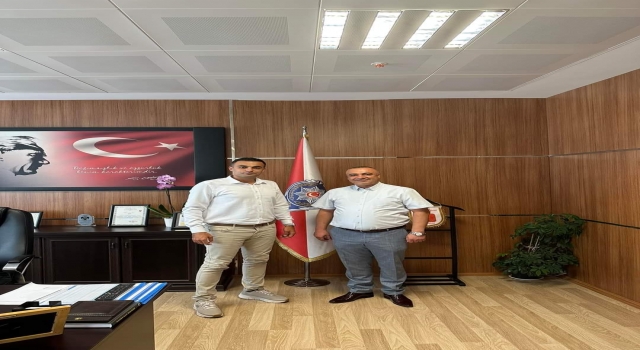 KOÇAK'TAN KAPAKLI İLÇE EMNİYET MÜDÜRÜ AKSOY'A ZİYARET