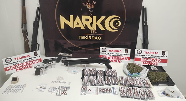 TEKİRDAĞ’DA DEV UYUŞTURUCU OPERASYONU