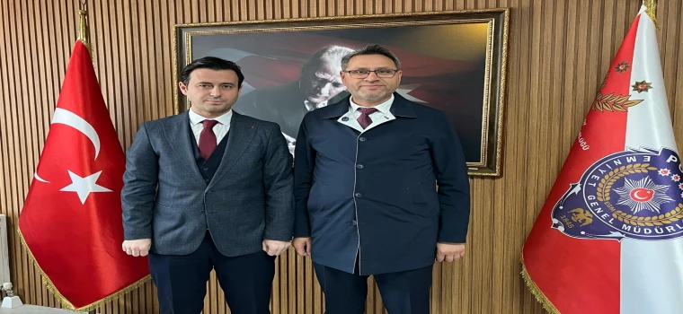 AK Parti İlçe Yönetiminden Emniyet Müdürlüğü’ne Polis Haftası Ziyareti