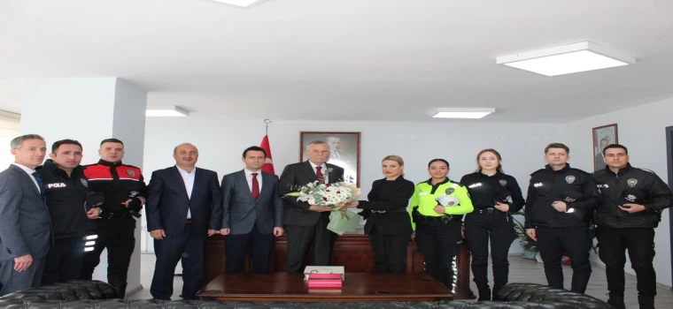 Emniyet'ten Kaymakam Günlü’ ye 'Polis Haftası' Ziyareti