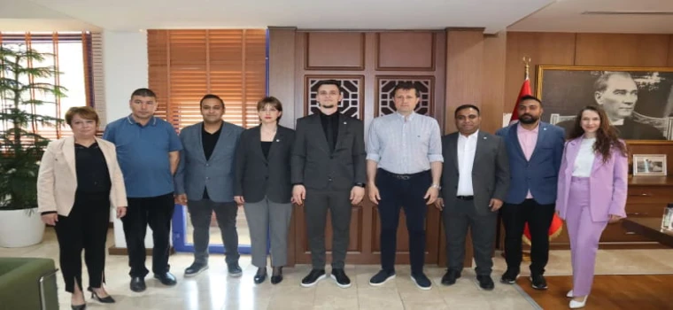 İYİ PARTİ ÇERKEZKÖY İLÇE YÖNETİMİNDEN BELEDİYE BAŞKANI AKAY’A ZİYARET