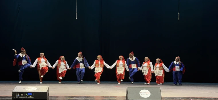 TSD ÇERKEZKÖY HALK OYUNLARI EKİBİ BÖLGE BİRİNCİSİ OLDU