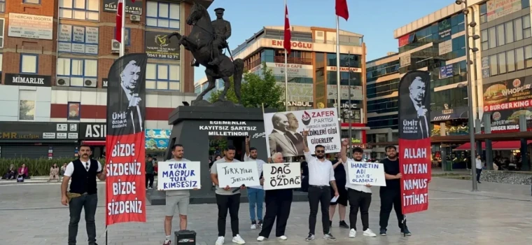 “BUGÜN REHİN ALINAN BİR LİDERDİR, YARIN SUSTURULMAK İSTENEN TÜRK MİLLETİNİN KENDİSİDİR”