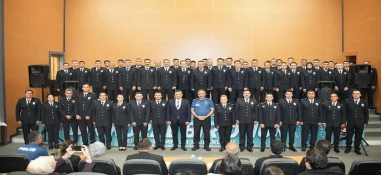 ÇERKEZKÖY EMNİYETİ’NDE TERFİ HEYECANI YAŞANDI