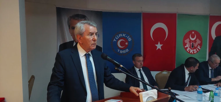 TEKSİF SENDİKASI GENEL BAŞKANI NAZMİ IRGAT, “SENDİKAL ÖRGÜTLENMEYE ENGEL OLUNUYOR”