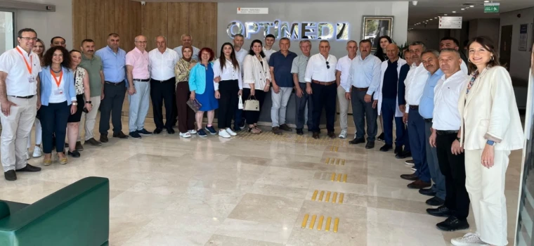 OPTİMED KAPAKLI HASTANESİ KAPAKLI MUHTARLARINI AĞIRLADI