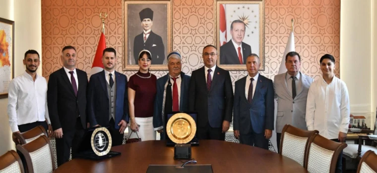 AHİLİK HAFTASI MÜNASEBETİYLE VALİ SOYTÜRK’E ZİYARET