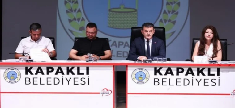 KAPAKLI BELEDİYE MECLİSİ EYLÜL AYI TOPLANTISININ İLK OTURUMU GERÇEKLEŞTİRİLDİ