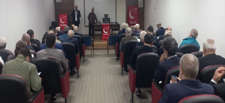 SAADET PARTİSİ TEKİRDAĞ İL DİVAN TOPLANTISI ÇERKEZKÖY’DE GERÇEKLEŞTİRİLDİ
