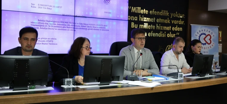 ÇERKEZKÖY BELEDİYE MECLİSİ EKİM AYI İLK TOPLANTISINI YAPTI