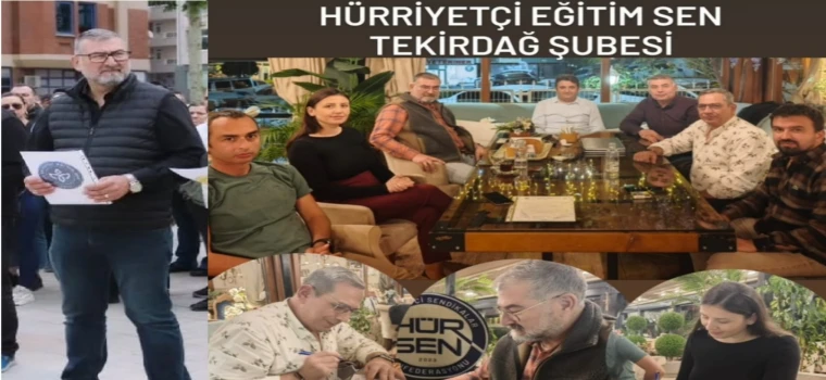 HÜRRİYETÇİ EĞİTİM SEN TEKİRDAĞ ŞUBESİ KURULDU