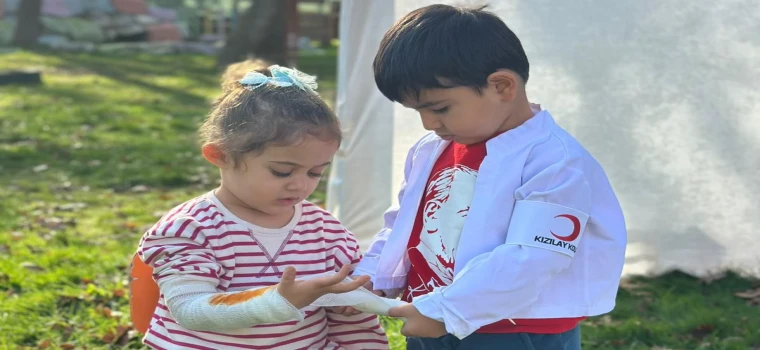Kızılay Haftası’nda Minik Yüreklerle Buluştular