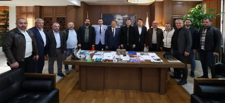 ARTOVA BELEDİYE BAŞKANI ALİ GÜLER’DEN BAŞKAN AKAY’A ZİYARET