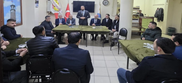 MHP TEKİRDAĞ İL BAŞKANI ŞİRİN, ÇERKEZKÖY’DE DERNEKLERİ ZİYARET ETTİ