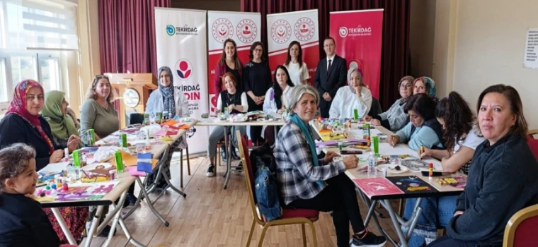 TEKİRDAĞLI KADINLAR SANATLA “GÜVEN HARİTASI” ÇIKARDI