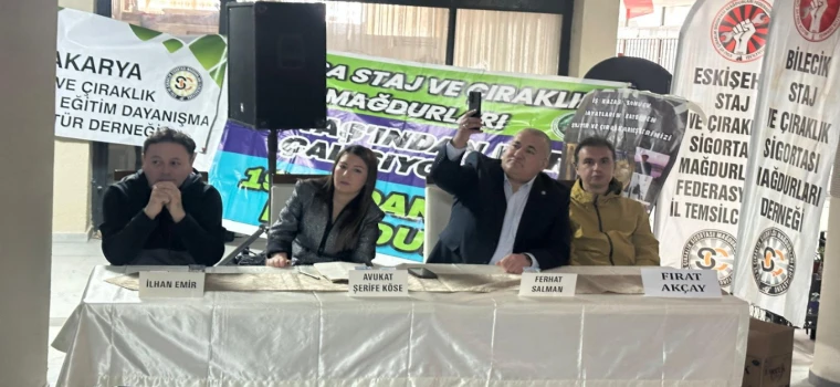 BİLECİK’TE STAJ VE ÇIRAKLIK MAĞDURLARI PANELDE BULUŞTU