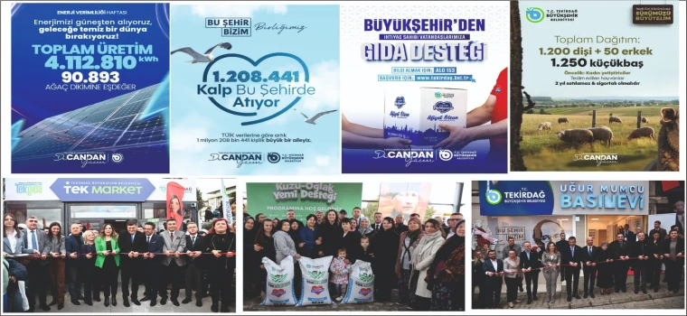 BÜYÜKŞEHİR VİTES YÜKSELTTİ: TEKİRDAĞ’DA PROJELER PEŞ PEŞE