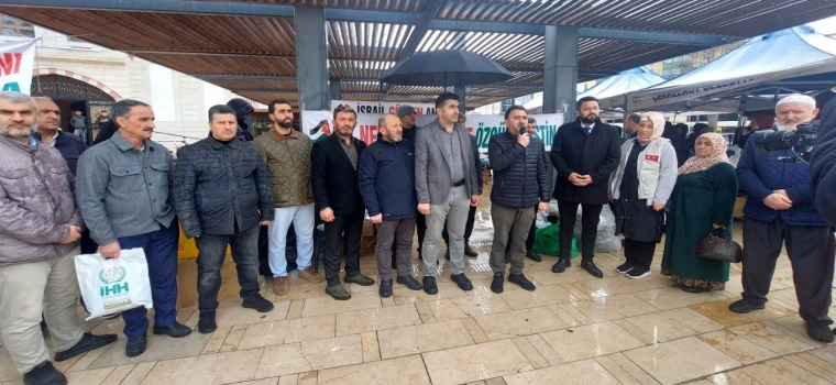 ÇERKEZKÖY İHH TEMSİLCİLİĞİ FİLİSTİN İÇİN KERMES DÜZENLEDİ