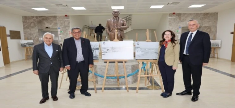 ÇOSB’NİN 50. YIL SERGİSİ KAYMAKAMLIK BİNASINDA ZİYARETE AÇILDI
