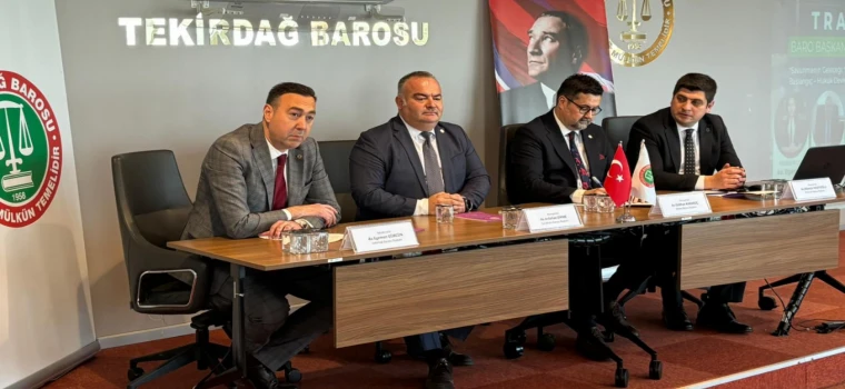 TRAKYA BARO BAŞKANLARI TEKİRDAĞ’DA BULUŞTU: SAVUNMANIN GELECEĞİ TARTIŞILDI