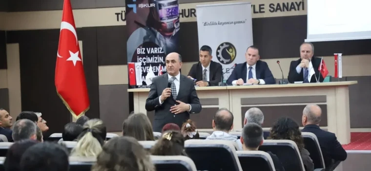 ÇERKEZKÖY’DE ÇTSO’DA İŞVEREN VE SANAYİCİLERE KRİTİK TEFTİŞ BİLGİLENDİRMESİ
