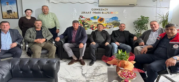ÇOLAKOĞLU’NA KURUM VE STK’LARDAN ÇİFTÇİLER GÜNÜ ZİYARETİ
