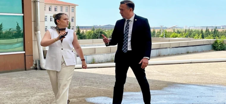 ÇORLU ADLİYESİ'NDEKİ "BARO TERAS KAFE" ÇALIŞMALARINI BARO BAŞKANI GÜRCÜN İNCELEDİ