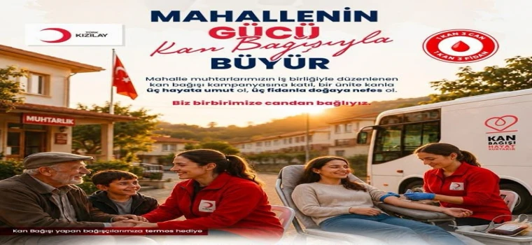 ÇERKEZKÖY'DE KAN BAĞIŞI SEFERBERLİĞİ 3 TEMMUZ'DA BAŞLIYOR