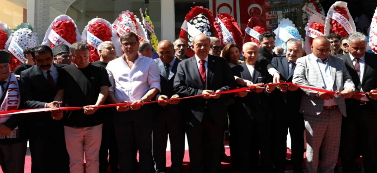 KKTC 5. CUMHURBAŞKANI ERSİN TATAR ÇERKEZKÖY’DE