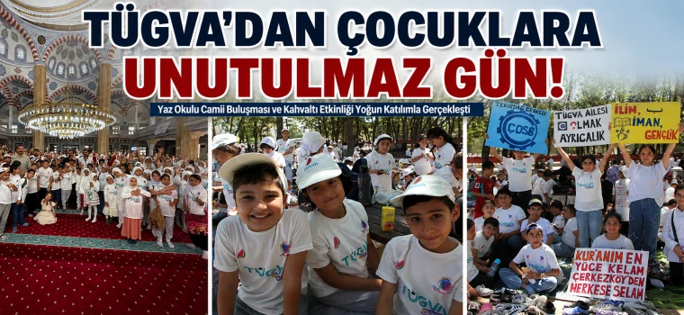 TÜGVA'dan Çocuklara Unutulmaz Gün