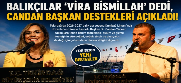 Balıkçılar “vira bismillah” dedi, yeni sezonda destek sözü geldi