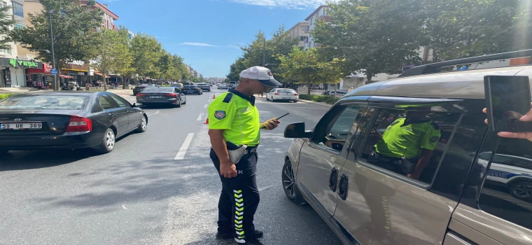 Drone destekli trafik denetimi