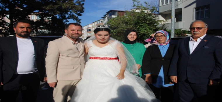 Esmanur’un gelinlik hayali gerçek oldu